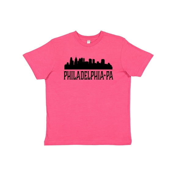 Inktastic Philadelphia Pennsylvania City Skyline Youth T-Shirt