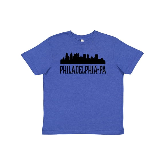 Inktastic Philadelphia Pennsylvania City Skyline Youth T-Shirt