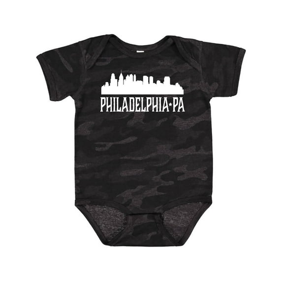Inktastic Philadelphia Pennsylvania Skyline Pa Cities Boys or Girls Baby Bodysuit
