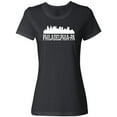 thumbnail image 1 of Inktastic Philadelphia Pennsylvania Skyline PA Cities Women's T-Shirt, 1 of 5