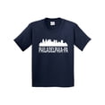 thumbnail image 1 of Inktastic Philadelphia Pennsylvania Skyline Pa Cities Youth T-Shirt, 1 of 5