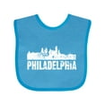 thumbnail image 1 of Inktastic Philadelphia Skyline Grunge Boys or Girls Baby Bib, 1 of 4