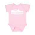 thumbnail image 1 of Inktastic Philadelphia Skyline Grunge Boys or Girls Baby Bodysuit, 1 of 5