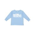 thumbnail image 1 of Inktastic Philadelphia Skyline Grunge Boys or Girls Long Sleeve Toddler T-Shirt, 1 of 5