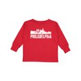 thumbnail image 1 of Inktastic Philadelphia Skyline Grunge Boys or Girls Long Sleeve Toddler T-Shirt, 1 of 5
