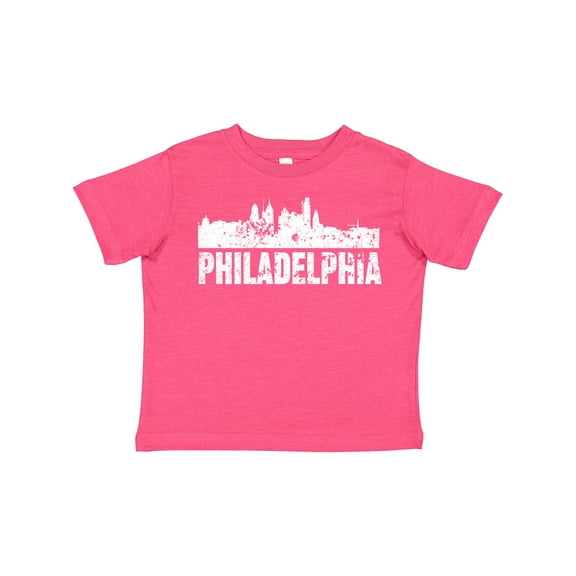 Inktastic Philadelphia Skyline Grunge Boys or Girls Toddler T-Shirt