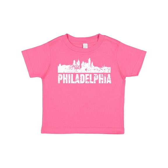 Inktastic Philadelphia Skyline Grunge Boys or Girls Toddler T-Shirt