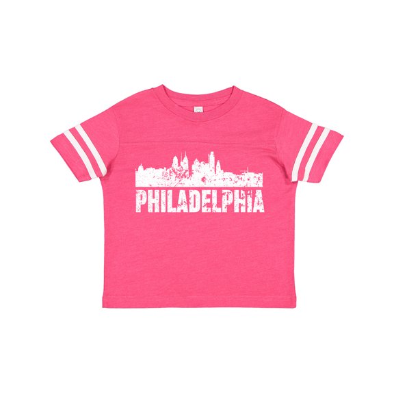 Inktastic Philadelphia Skyline Grunge Boys or Girls Toddler T-Shirt