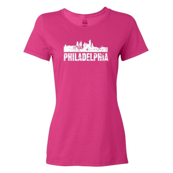 Inktastic Philadelphia Skyline Grunge Women's T-Shirt