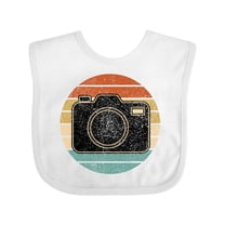 Inktastic Photographer Retro Sunset Camera Boys or Girls Baby Bib