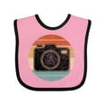thumbnail image 1 of Inktastic Photographer Retro Sunset Camera Boys or Girls Baby Bib, 1 of 4