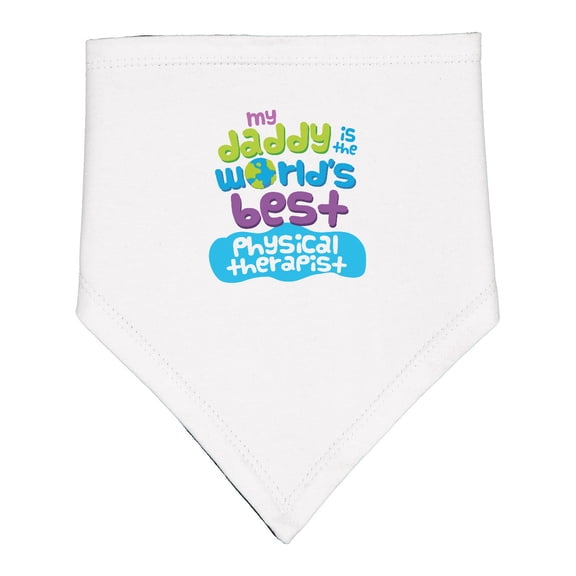 Inktastic Physical Therapist Daddy Baby Bandana Bib