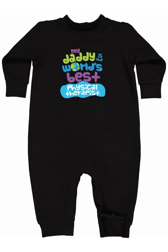 Physical Therapist Daddy Baby Fleece Romper