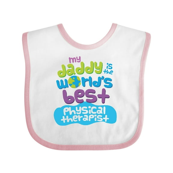 Inktastic Physical Therapist Daddy Boys or Girls Baby Bib