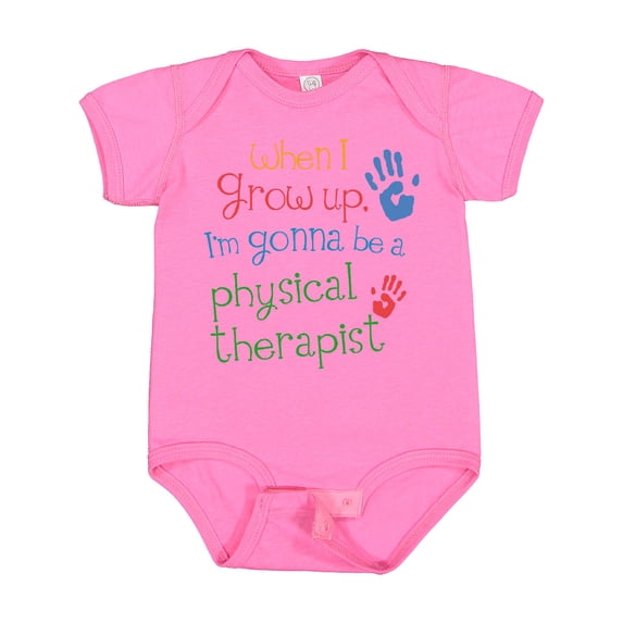 Inktastic Physical Therapist Future Boys or Girls Baby Bodysuit