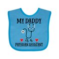 thumbnail image 1 of Inktastic Physician Assistant Daddy Baby Boys or Girls Baby Bib, 1 of 4