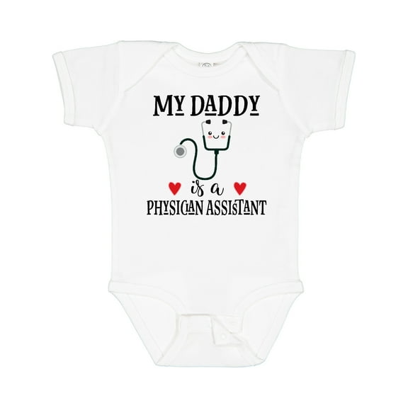 Inktastic Physician Assistant Daddy Baby Boys or Girls Baby Bodysuit