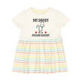 thumbnail image 1 of Inktastic Physician Assistant Daddy Baby Girls Baby Dress, 1 of 5