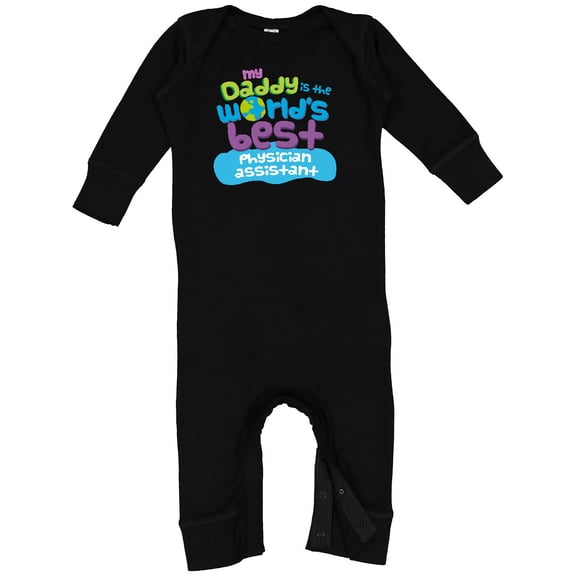 Inktastic Physician Assistant Daddy Baby Romper Coveralls