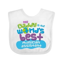 Inktastic Physician Assistant Daddy Boys or Girls Baby Bib