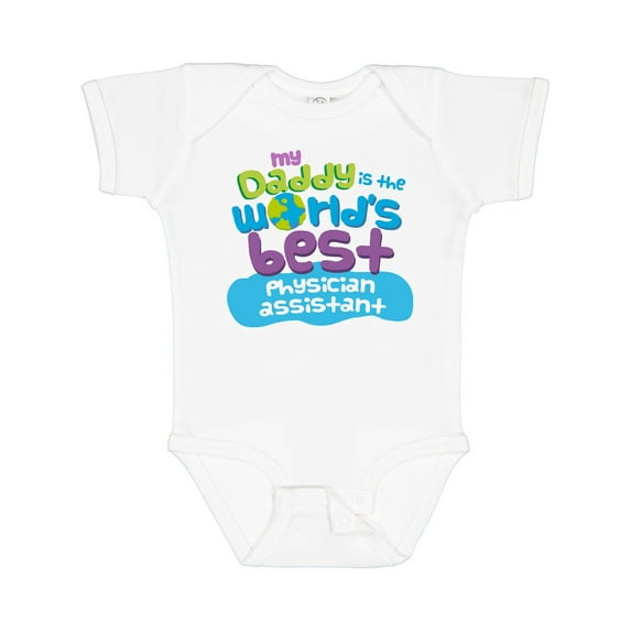 Inktastic Physician Assistant Daddy Boys or Girls Baby Bodysuit