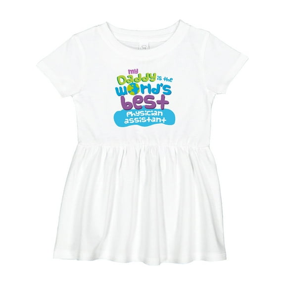 Inktastic Physician Assistant Daddy Girls Baby Dress
