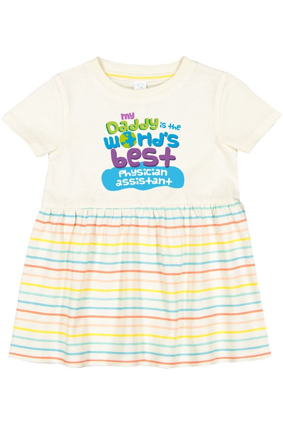 Physician Assistant Daddy Girls Baby Dress