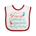 thumbnail image 1 of Inktastic Physician Assistant Like Mommy Boys or Girls Baby Bib, 1 of 4