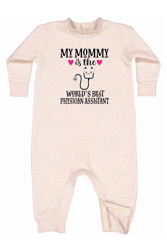 Physician Assistant Mommy Baby Fleece Romper