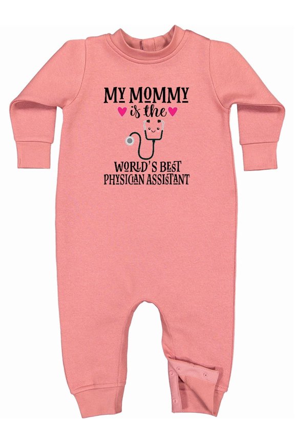 Physician Assistant Mommy Baby Fleece Romper