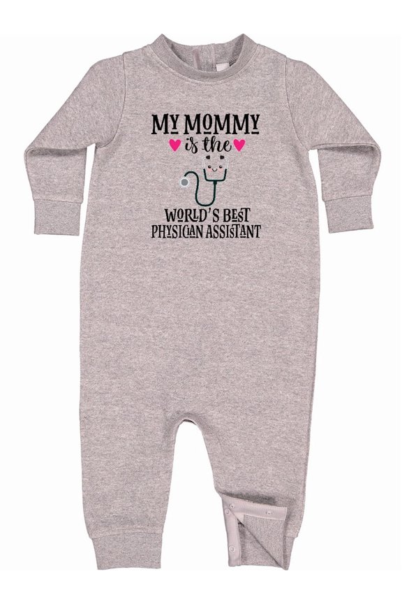 Physician Assistant Mommy Baby Fleece Romper
