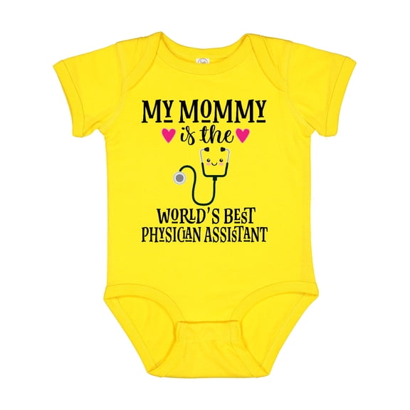 Inktastic Physician Assistant Mommy Girls Baby Bodysuit