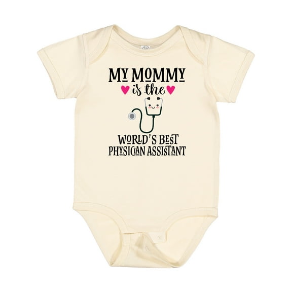 Inktastic Physician Assistant Mommy Girls Baby Bodysuit