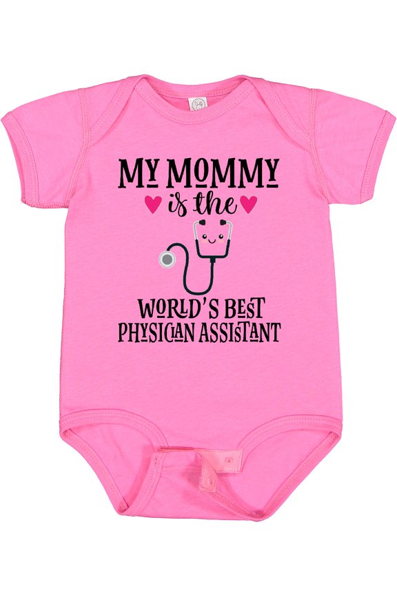 Physician Assistant Mommy Girls Baby Bodysuit