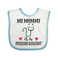 thumbnail image 1 of Inktastic Physician Assistant Pa Mom Baby Girls Baby Bib, 1 of 4