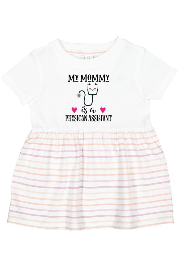 Physician Assistant Pa Mom Baby Girls Baby Dress