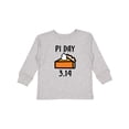 thumbnail image 1 of Inktastic Pi Day 3.14 Boys or Girls Long Sleeve Toddler T-Shirt, 1 of 5