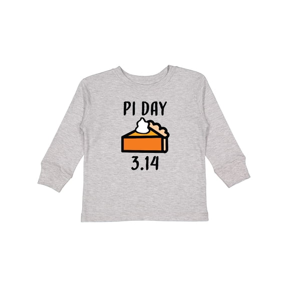 Inktastic Pi Day 3.14 Boys or Girls Long Sleeve Toddler T-Shirt