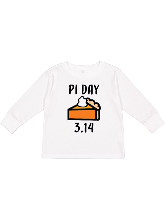 Pi Day 3.14 Boys or Girls Long Sleeve Toddler T-Shirt