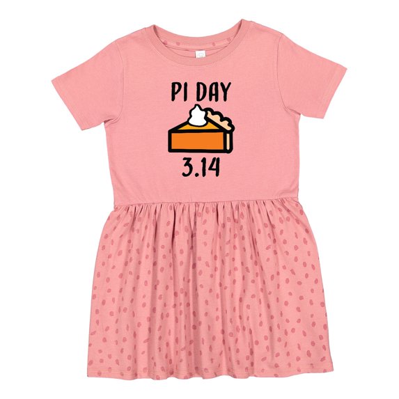 Inktastic Pi Day 3.14 Girls Toddler Dress