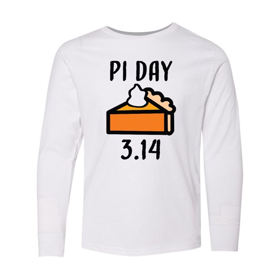 Inktastic Pi Day 3.14 Long Sleeve Youth T-Shirt