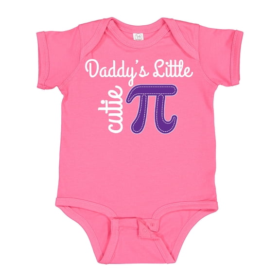 Inktastic Pi Day Daddys Little Cutie Pi Girls Baby Bodysuit