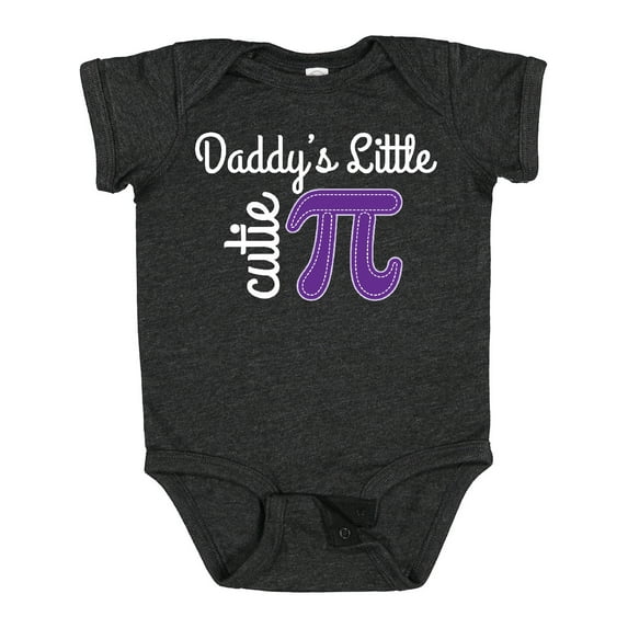 Inktastic Pi Day Daddys Little Cutie Pi Girls Baby Bodysuit