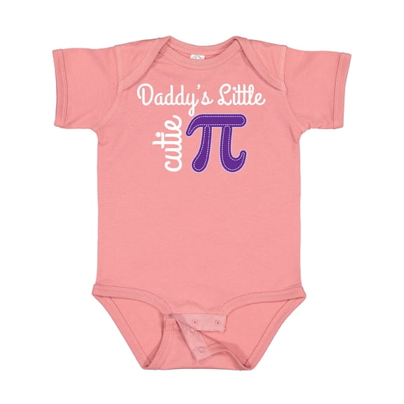 Inktastic Pi Day Daddys Little Cutie Pi Girls Baby Bodysuit