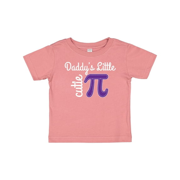 Inktastic Pi Day Daddys Little Cutie Pi Girls Baby T-Shirt