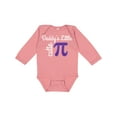 thumbnail image 1 of Inktastic Pi Day Daddys Little Cutie Pi Girls Long Sleeve Baby Bodysuit, 1 of 5