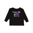 thumbnail image 1 of Inktastic Pi Day Daddys Little Cutie Pi Girls Long Sleeve Toddler T-Shirt, 1 of 5