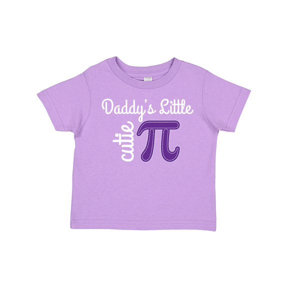Inktastic Pi Day Daddys Little Cutie Pi Girls Toddler T-Shirt