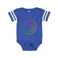 thumbnail image 1 of Inktastic Pi Day Pi Numerals in Rainbow Spiral Boys or Girls Baby Bodysuit, 1 of 5