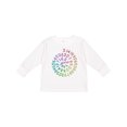 thumbnail image 1 of Inktastic Pi Day Pi Numerals in Rainbow Spiral Boys or Girls Long Sleeve Toddler T-Shirt, 1 of 5